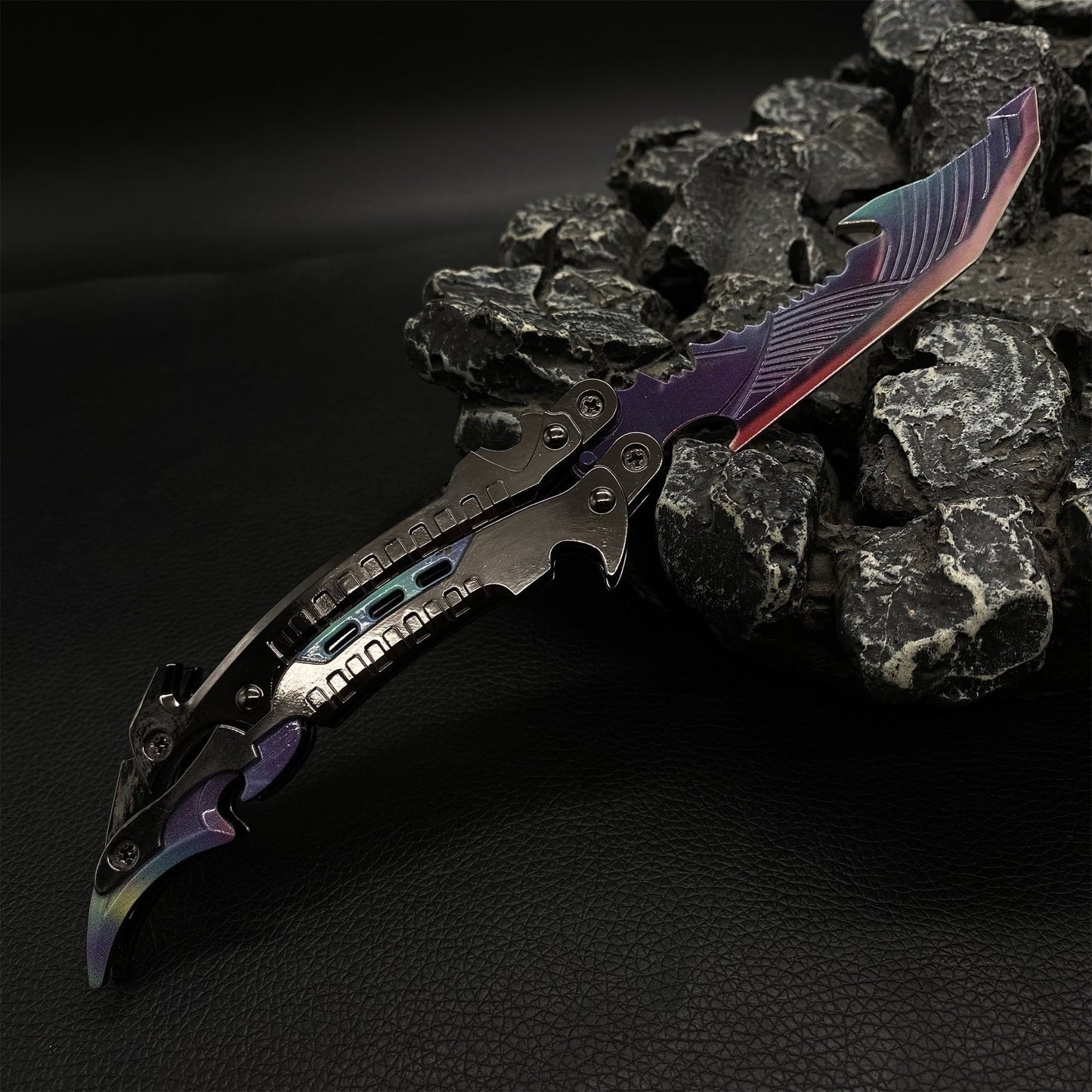 CODM Thunder Flame Butterfly Knife Replica For Display