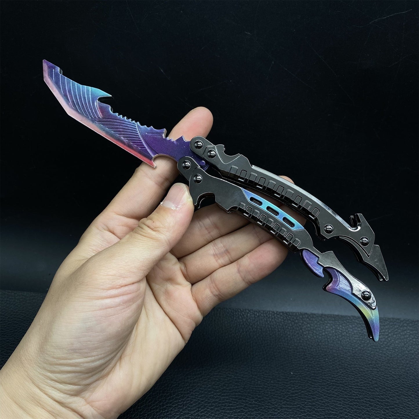 CODM Thunder Flame Butterfly Knife Replica For Display