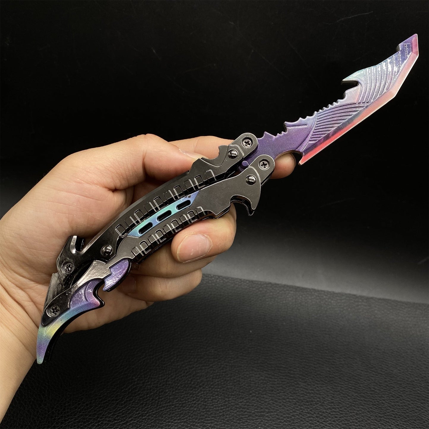 CODM Thunder Flame Butterfly Knife Replica For Display