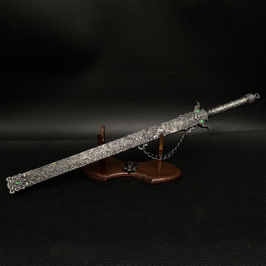 Chinese Ancient Cold Weapon TingYu Sword Metal Replica