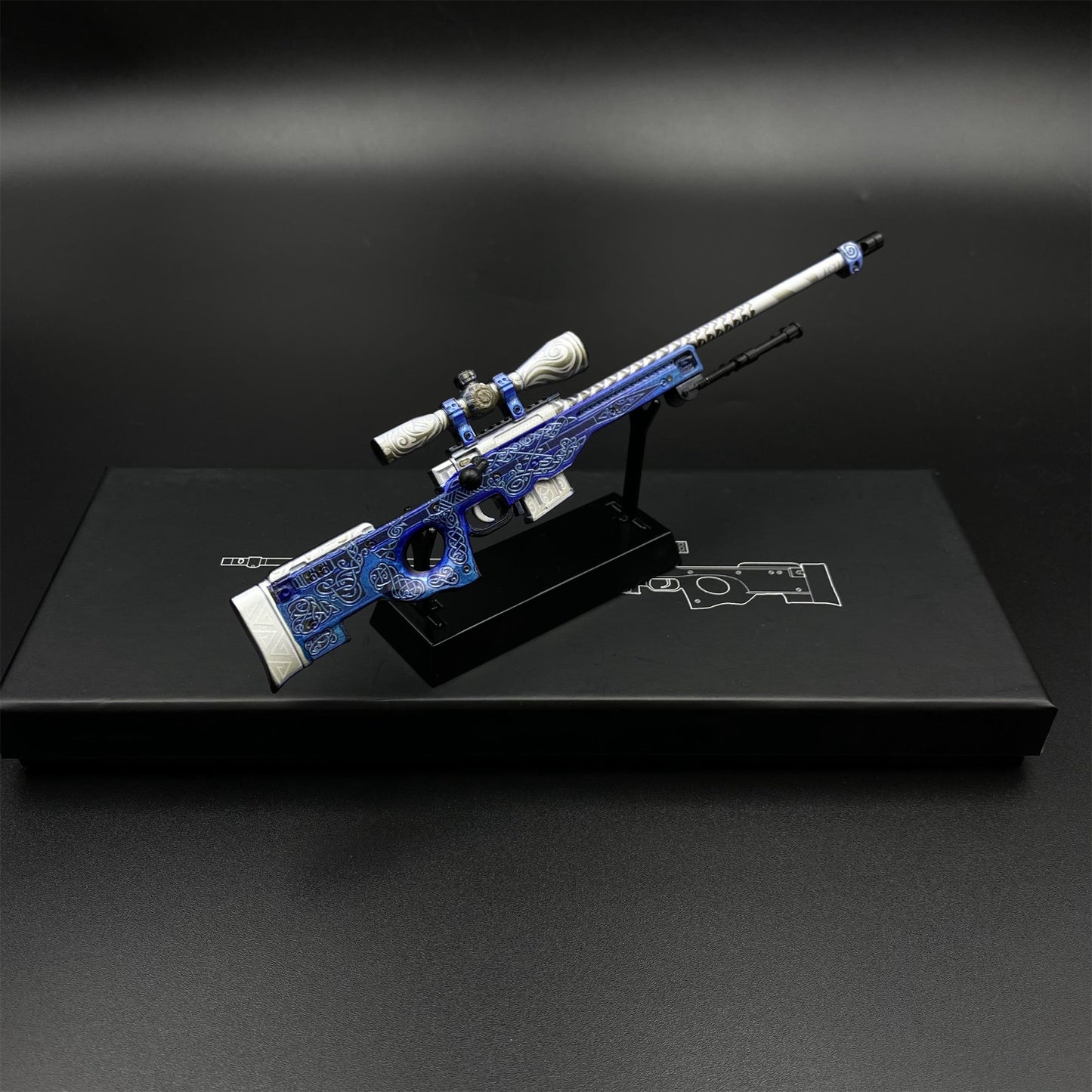 Metal CS Dragon Lore & Gungnir AWP Miniature