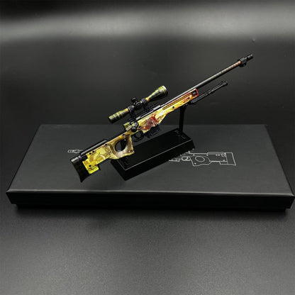 Metal CS Dragon Lore & Gungnir AWP Miniature
