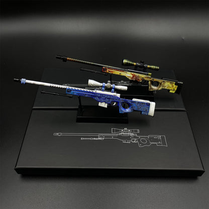 Metal CS Dragon Lore & Gungnir AWP Miniature