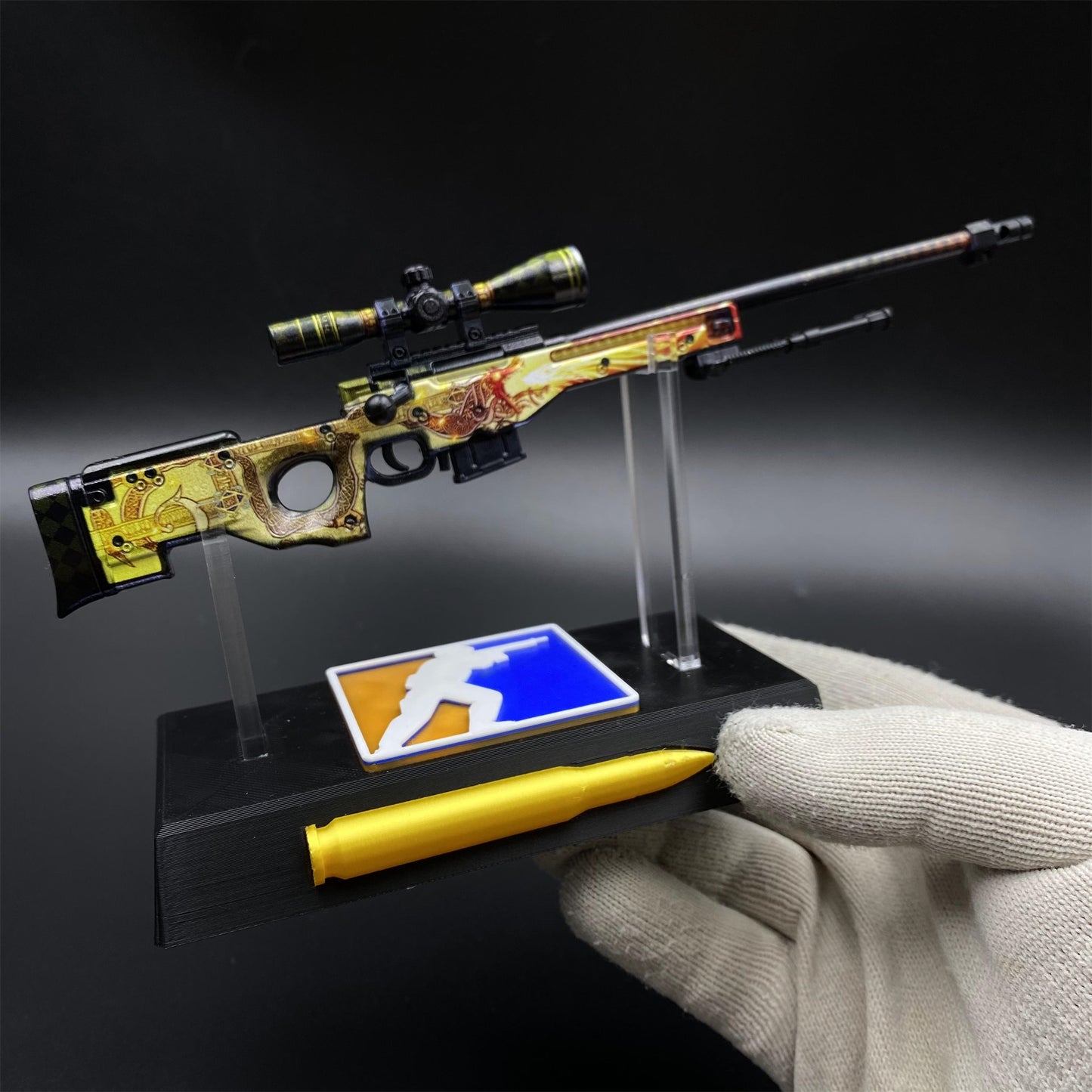 Dragon Lore AWP Metal Miniature For Collection