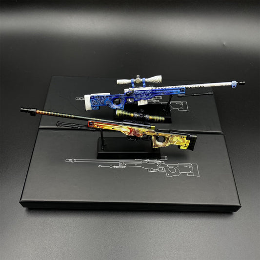 Metal CS Dragon Lore & Gungnir AWP Miniature
