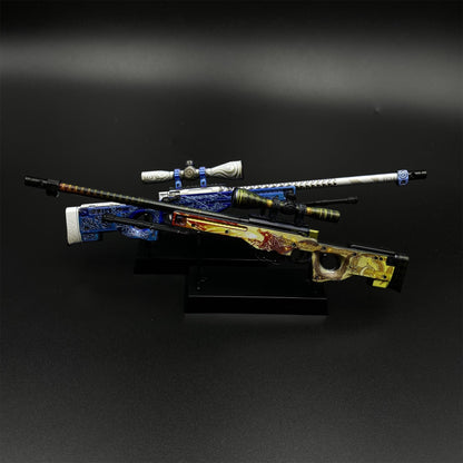Metal CS Dragon Lore & Gungnir AWP Miniature