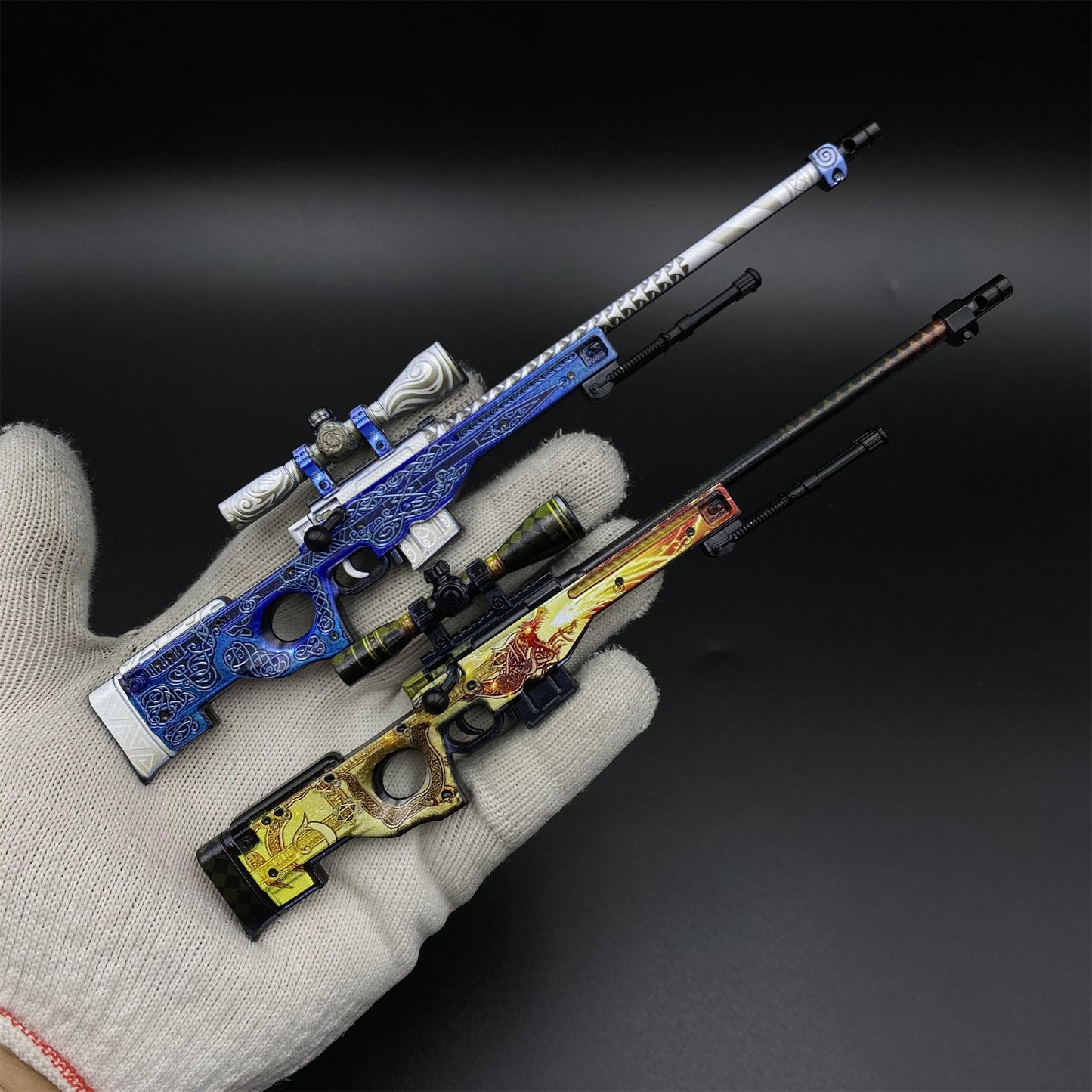 Metal CS Dragon Lore & Gungnir AWP Miniature