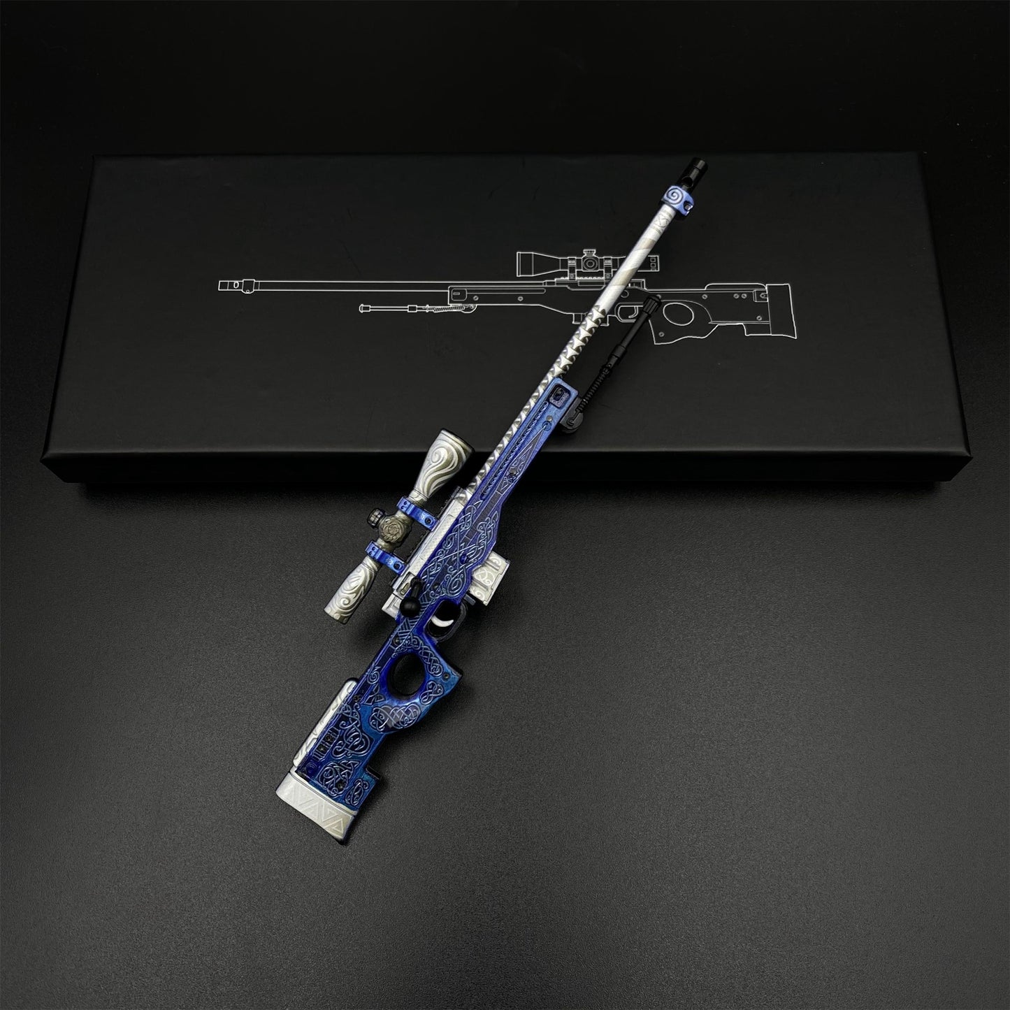 Metal CS Dragon Lore & Gungnir AWP Miniature