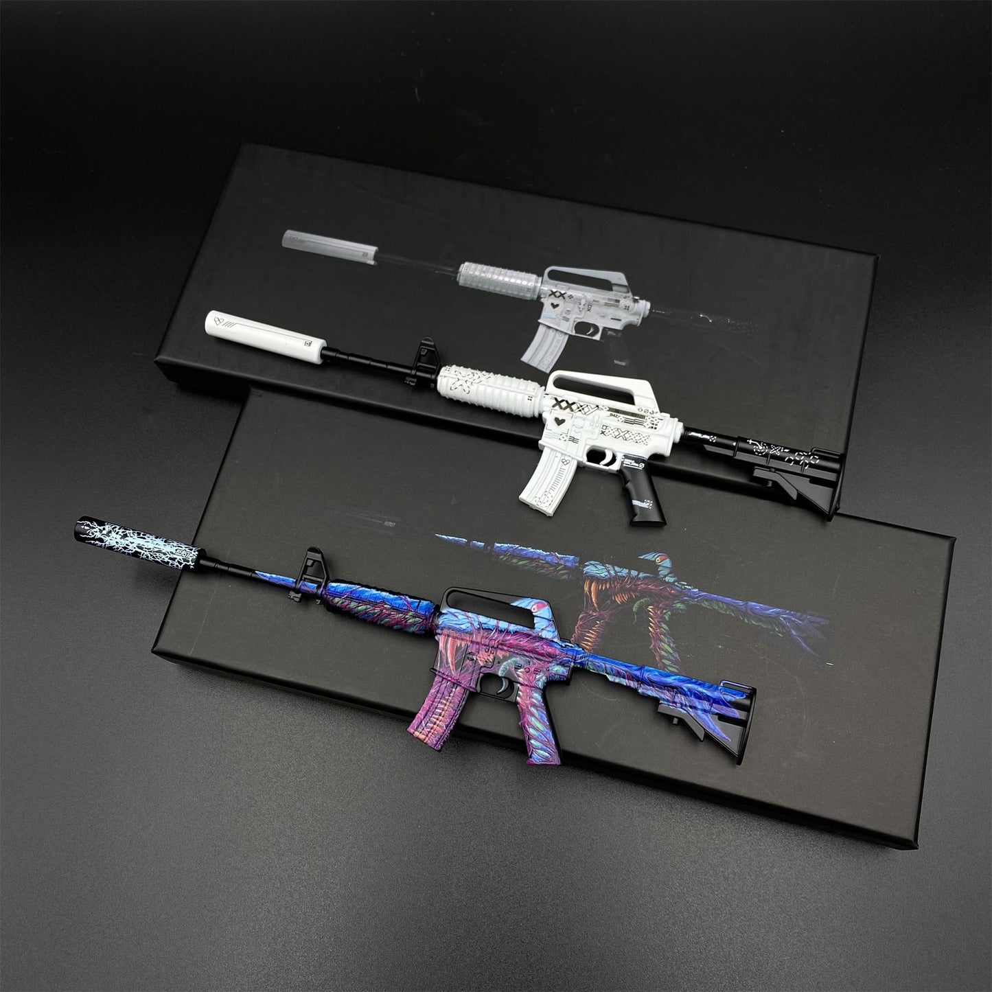 Top Rank Printstream Hyper Beast M4A1-S Gun Miniature For Collection