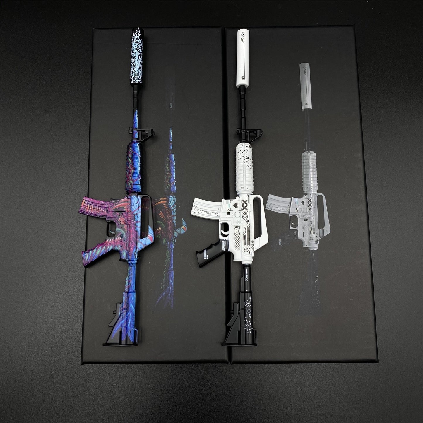 Top Rank Printstream Hyper Beast M4A1-S Gun Miniature For Collection