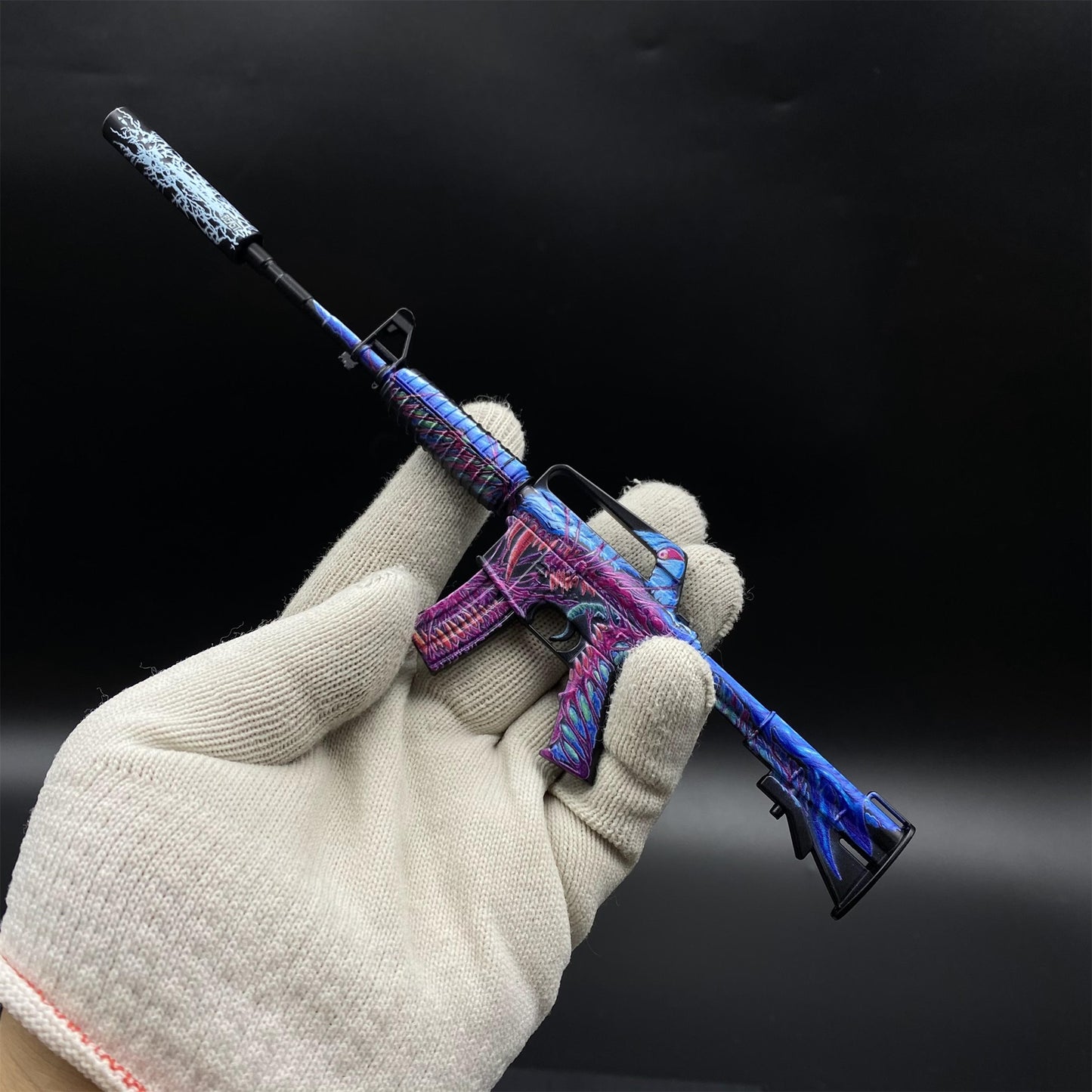 Top Rank Printstream Hyper Beast M4A1-S Gun Miniature For Collection