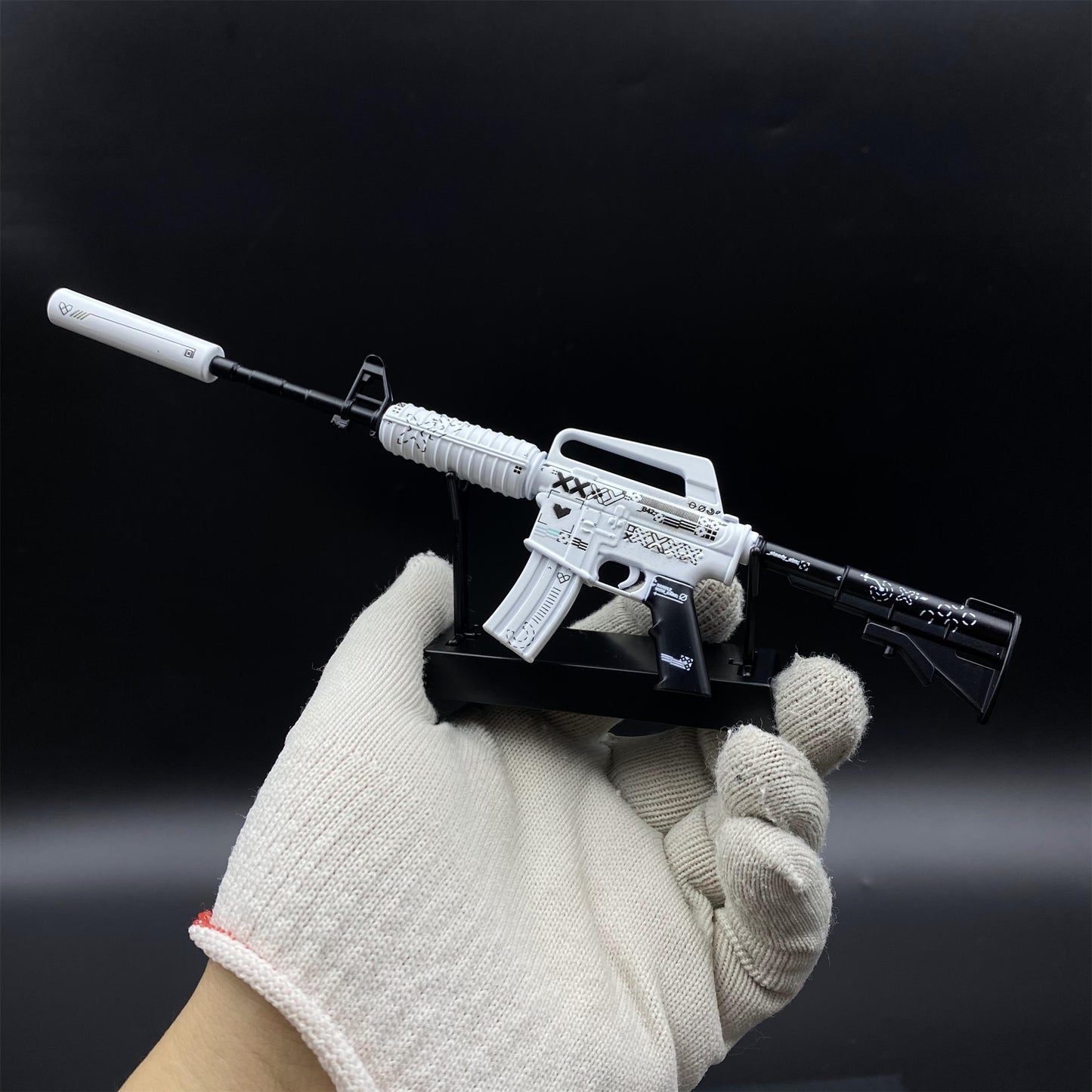 Top Rank Printstream Hyper Beast M4A1-S Gun Miniature For Collection