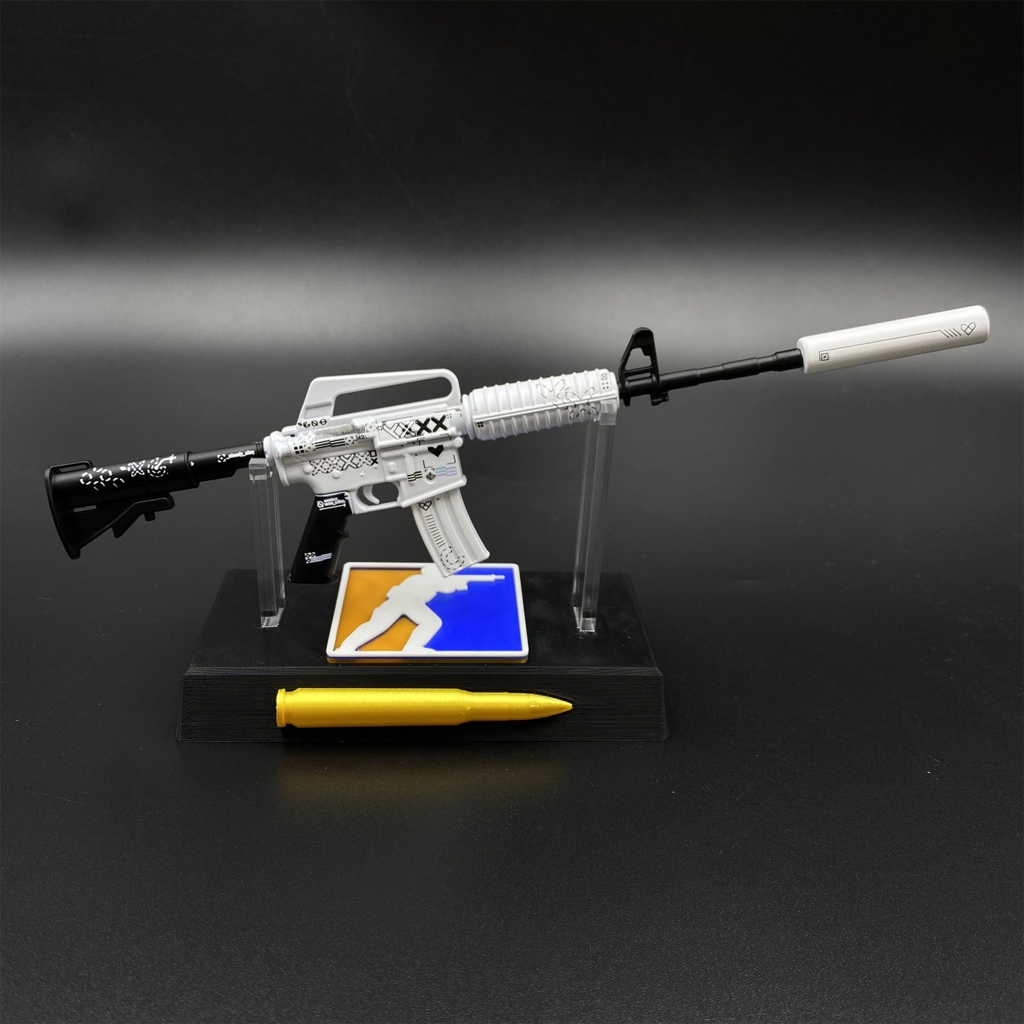Printstream M4A1-S Metal Gun Miniature For Collection