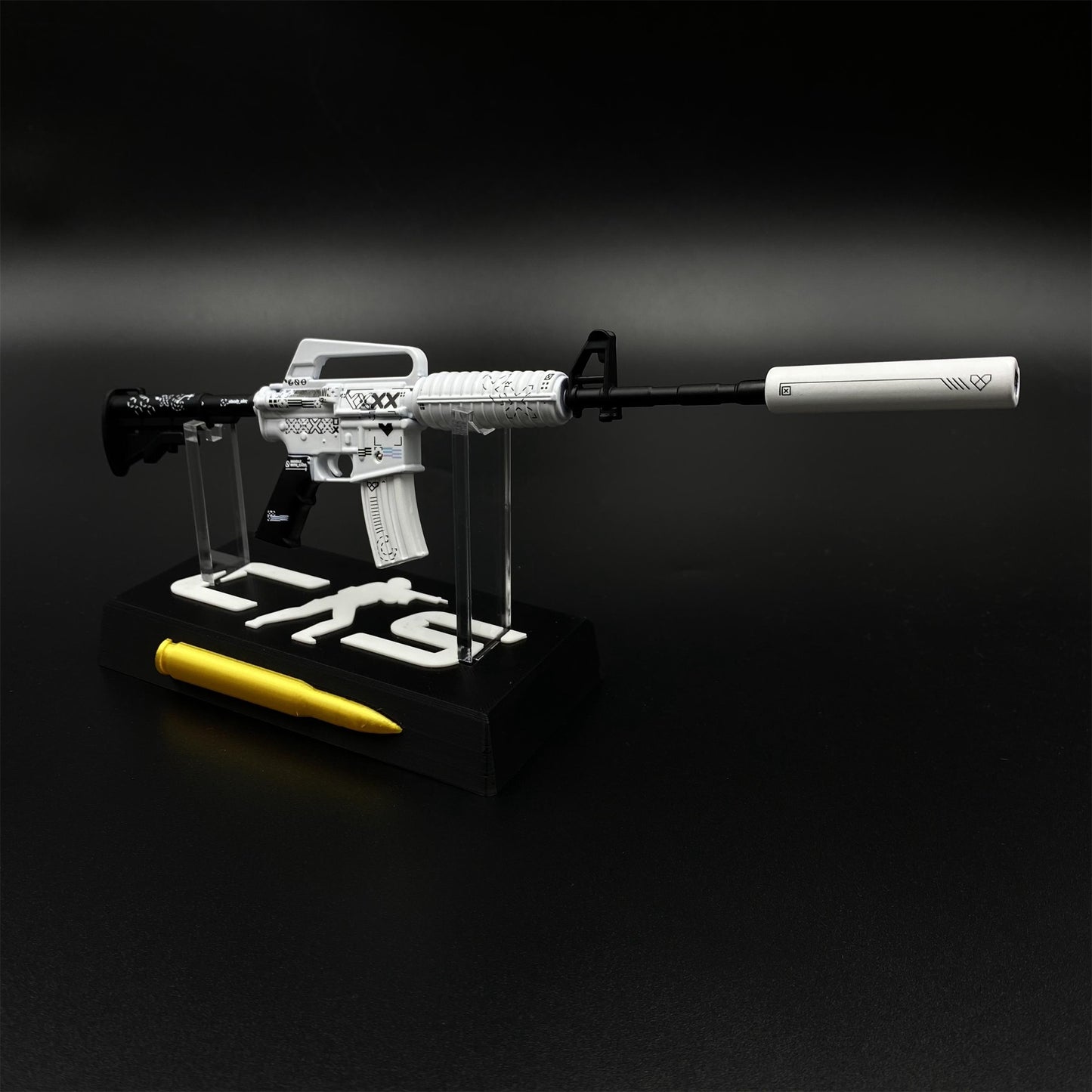 Printstream M4A1-S Metal Gun Miniature For Collection