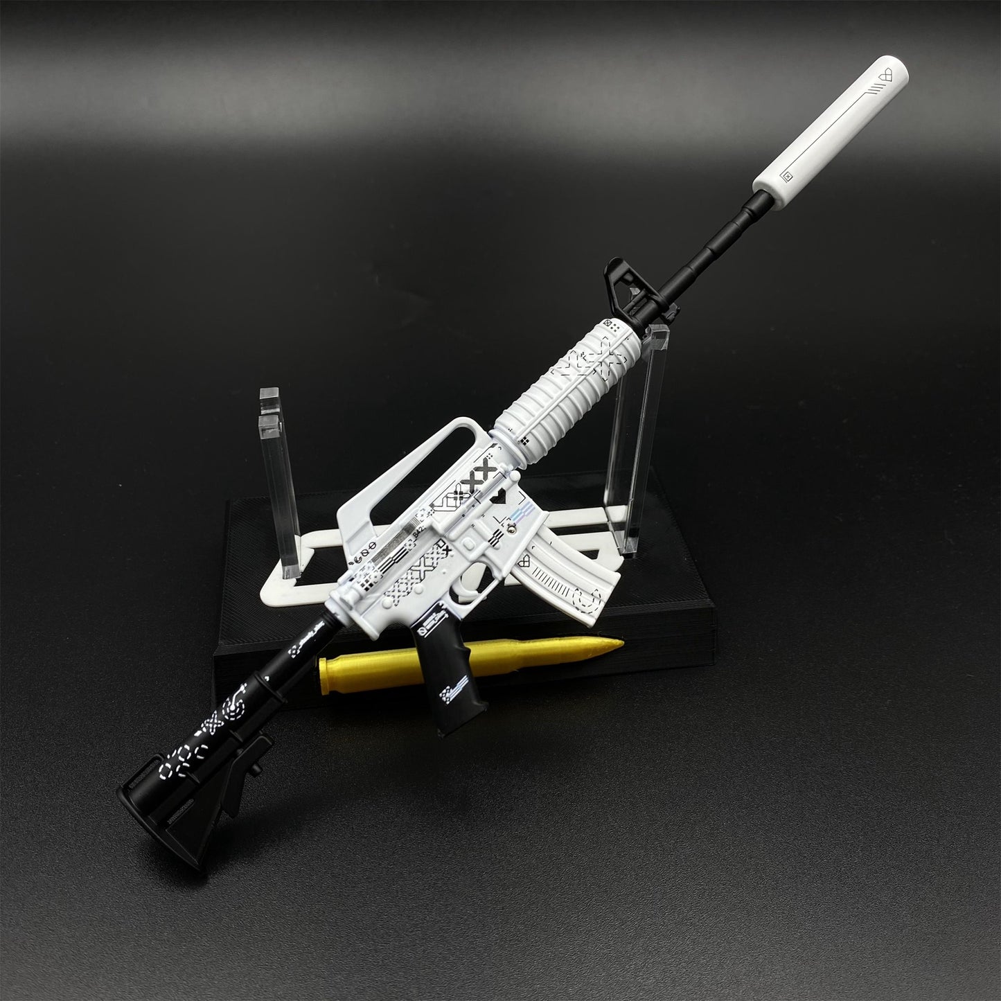 Printstream M4A1-S Metal Gun Miniature For Collection