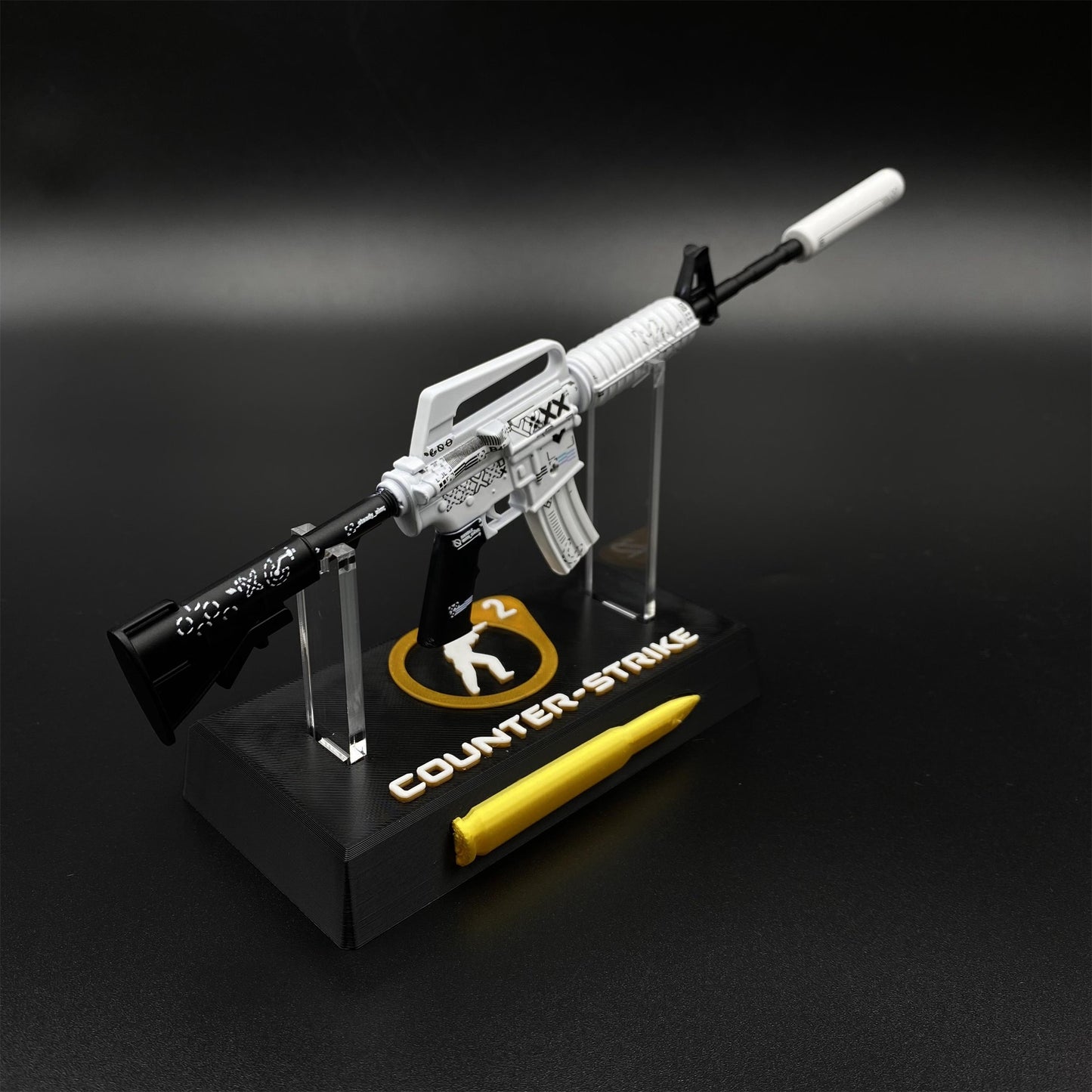 Printstream M4A1-S Metal Gun Miniature For Collection
