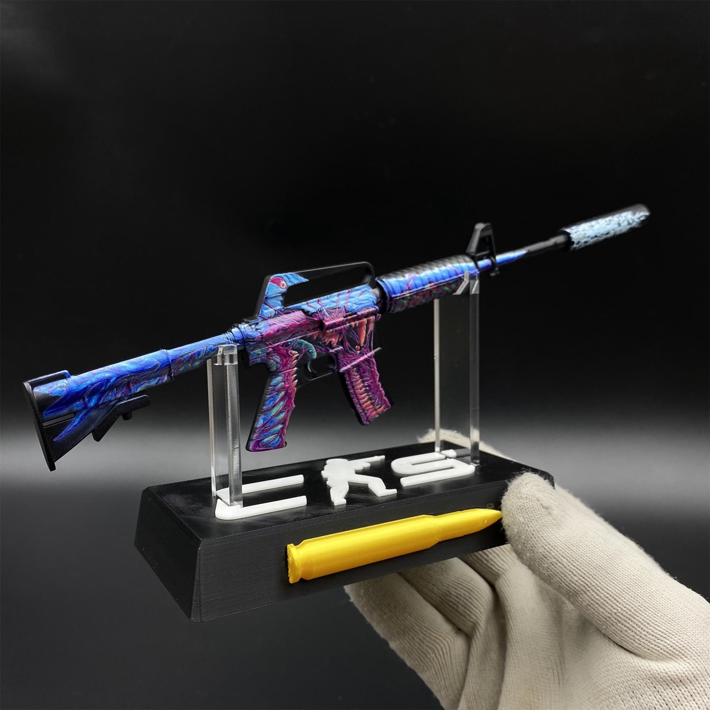 Hyper Beast M4A1-S Metal Gun Miniature For Collection