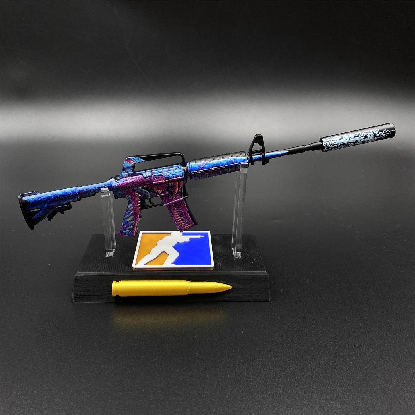 Hyper Beast M4A1-S Metal Gun Miniature For Collection