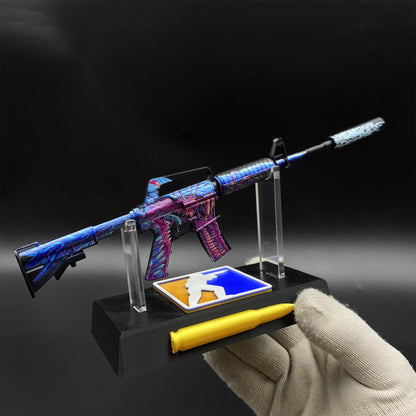 Hyper Beast M4A1-S Metal Gun Miniature For Collection