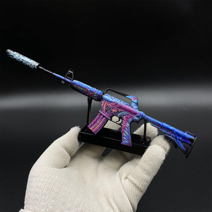 Top Rank Printstream Hyper Beast M4A1-S Gun Miniature For Collection