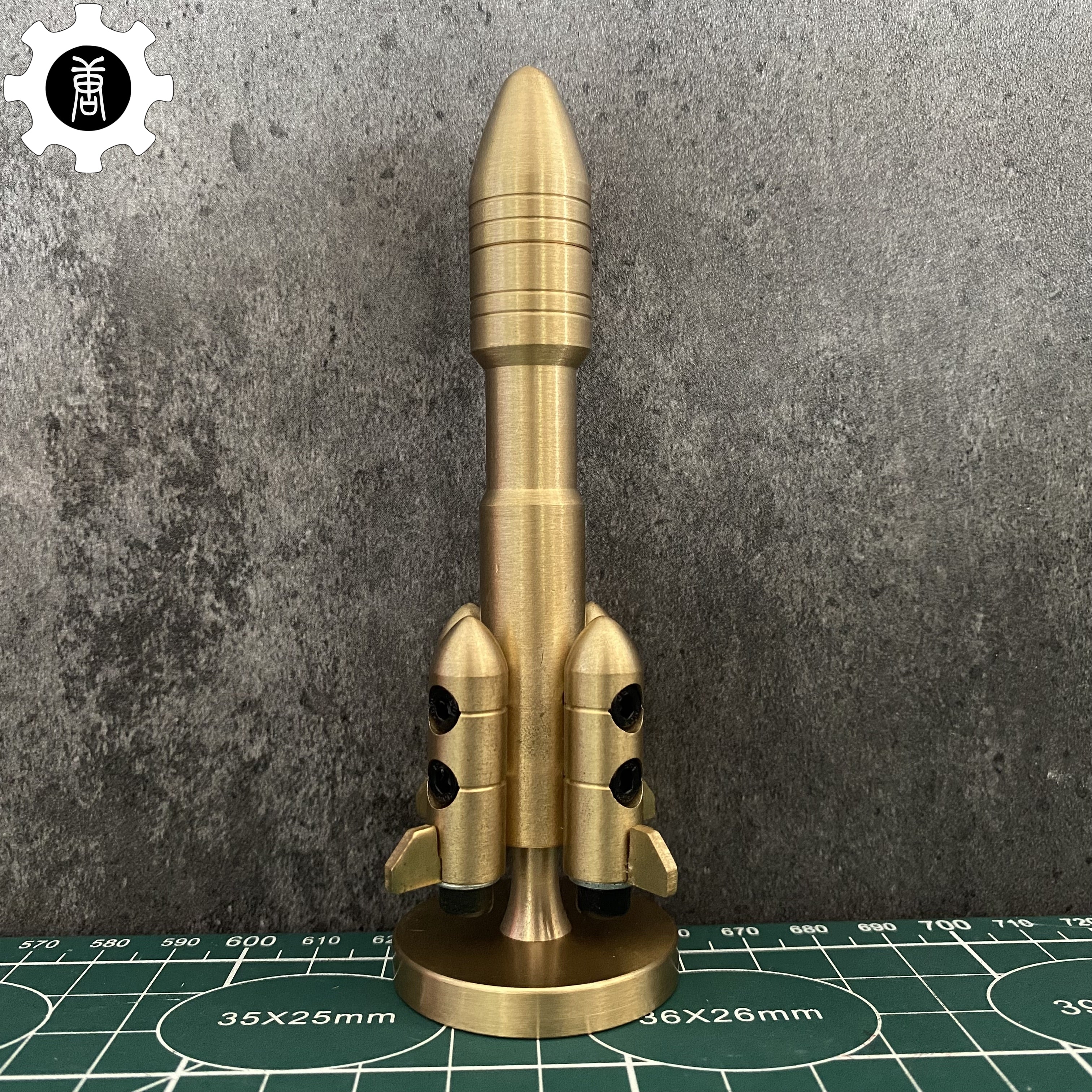 Toy Brass Rocket Spinning Fidget Spinner Military Hobby Gift – Leones ...