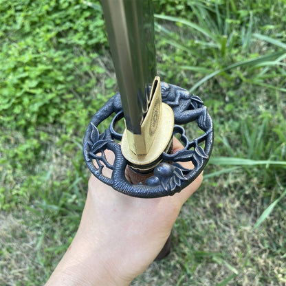 Traditional Forged Katana-Monkey Stealing Peaches