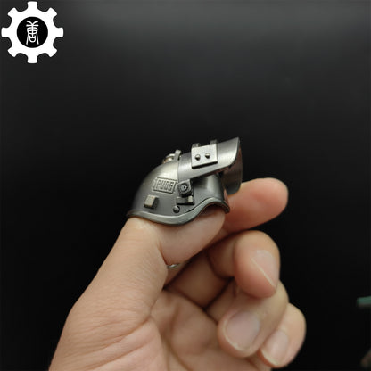 Metal Tiny USSR K6-3 Tactical Helmet Keychain Backpack Pendant