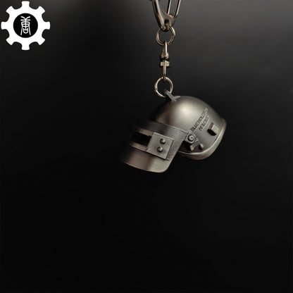Metal Tiny USSR K6-3 Tactical Helmet Keychain Backpack Pendant