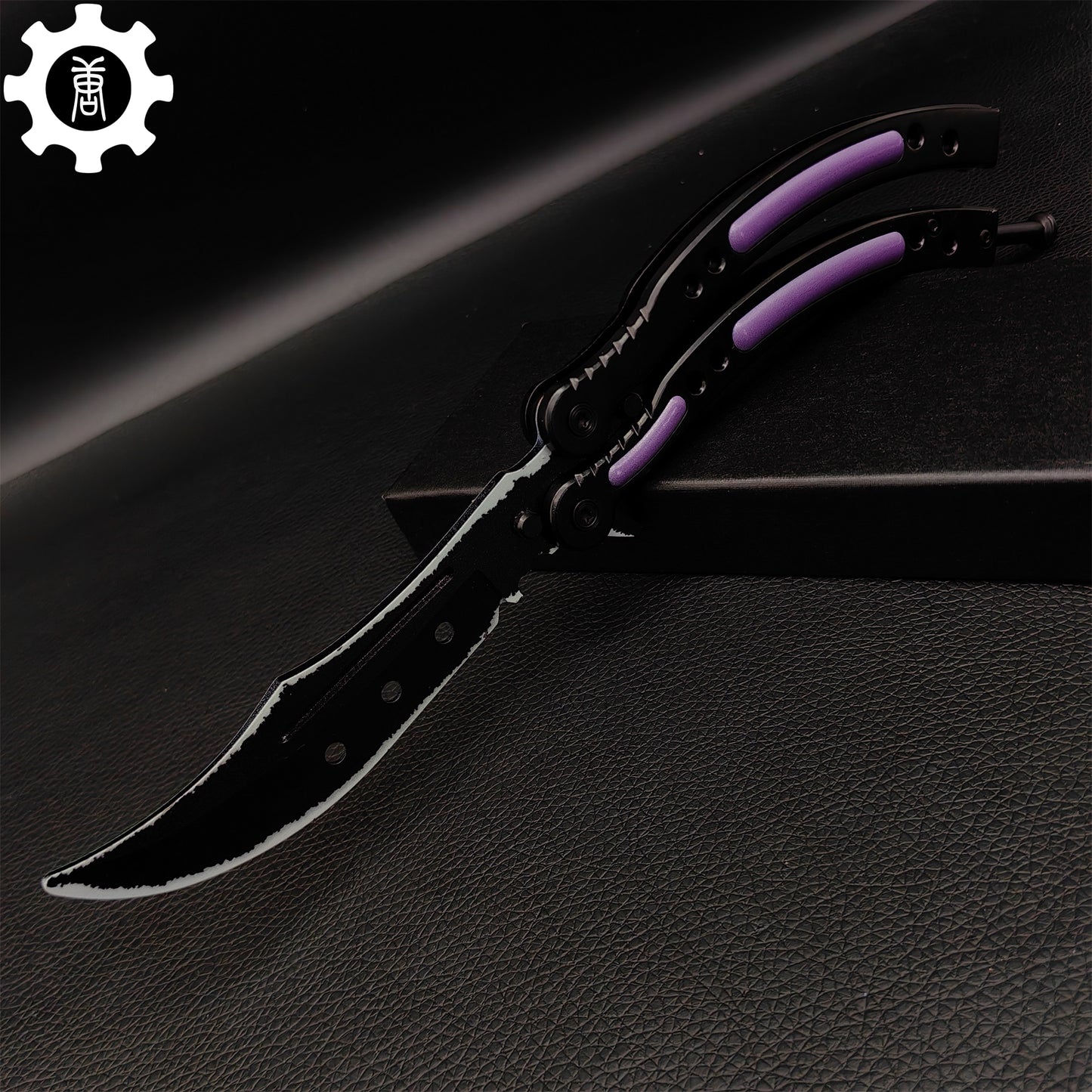 Ultraviolet Balisong Stainless Steel Game Butterfly Knife 