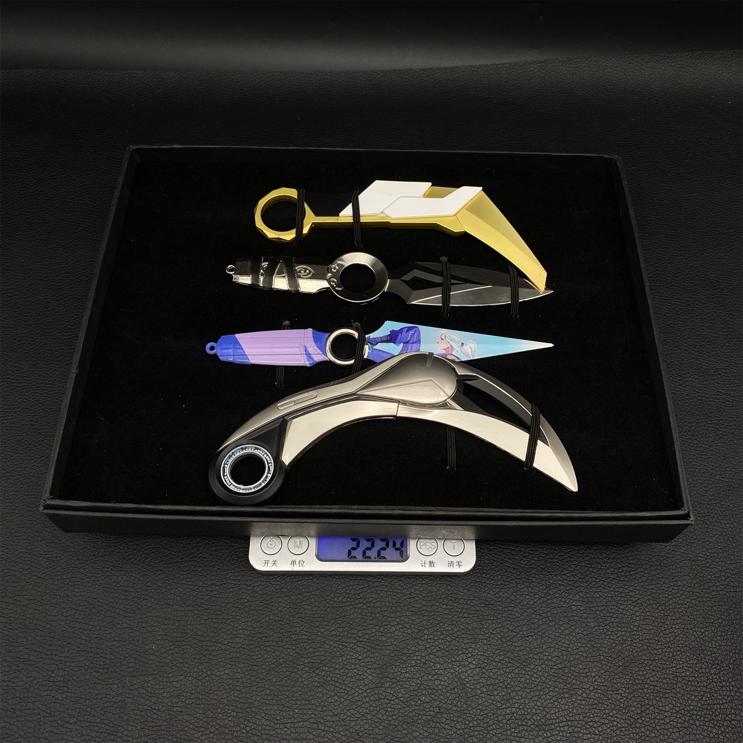 Val Game Karambit Metal Replica 4 In 1 Gift Box USA Stock