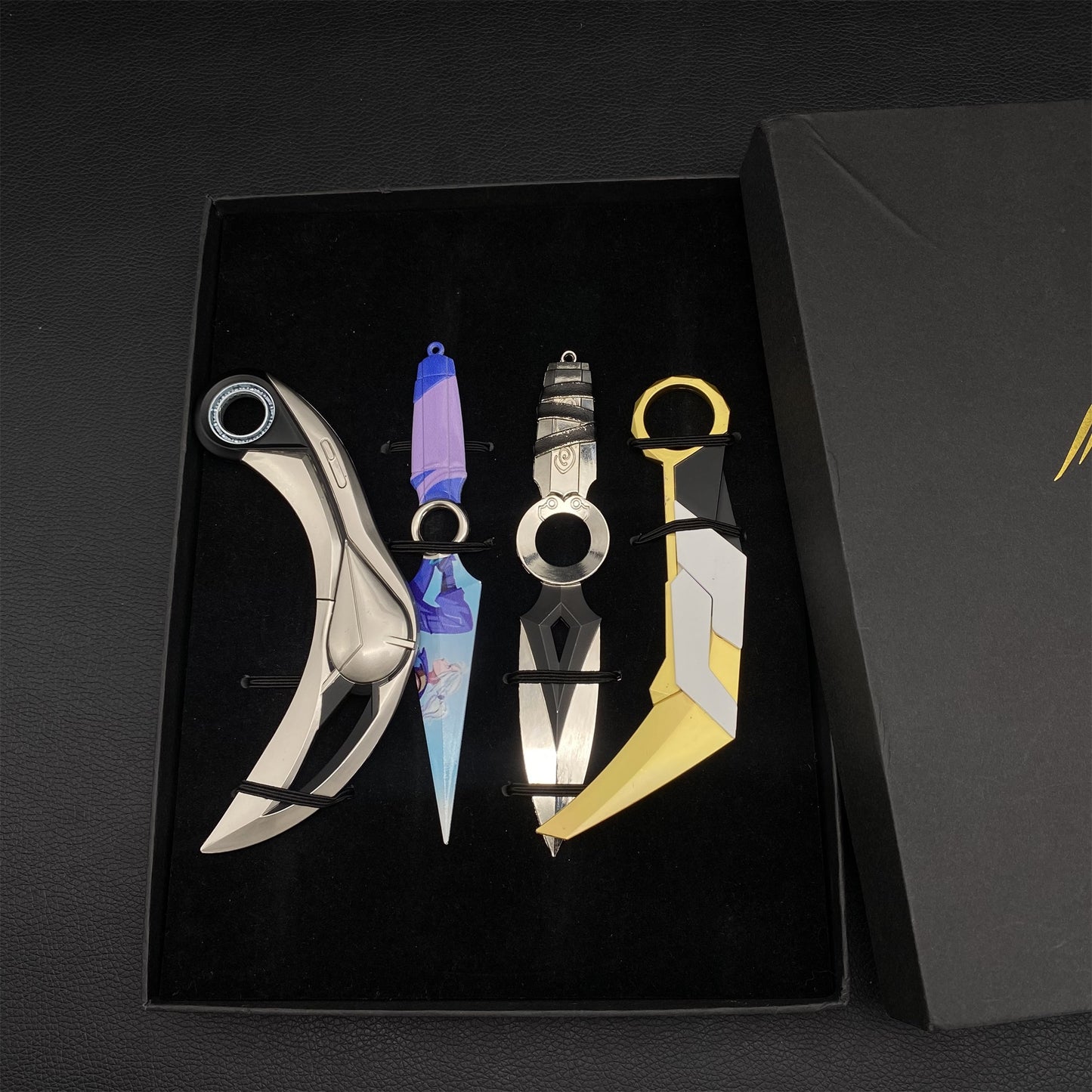 Val Game Karambit Metal Replica 4 In 1 Gift Box USA Stock