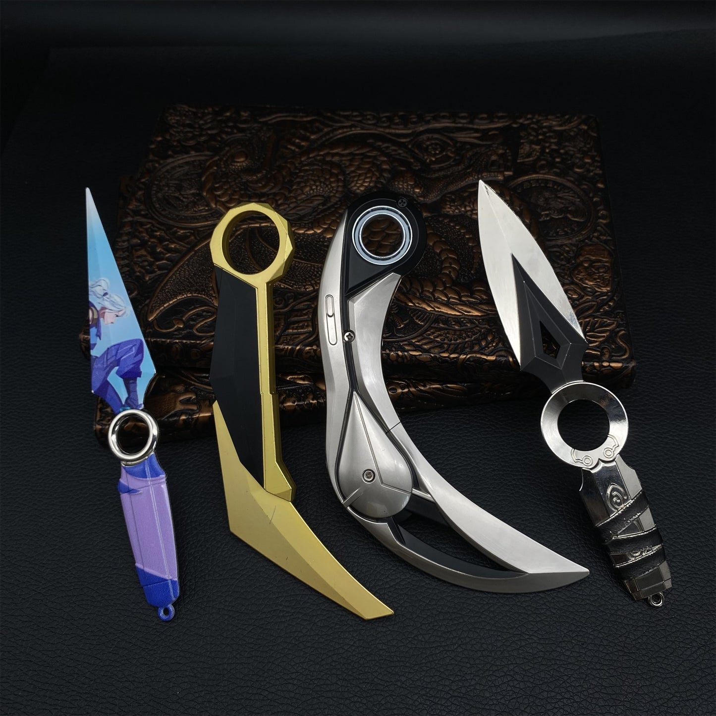 Val Game Karambit Metal Replica 4 In 1 Gift Box USA Stock