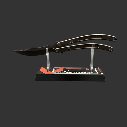 Black Market Butterfly Knife High-End CNC Balisong Trainer