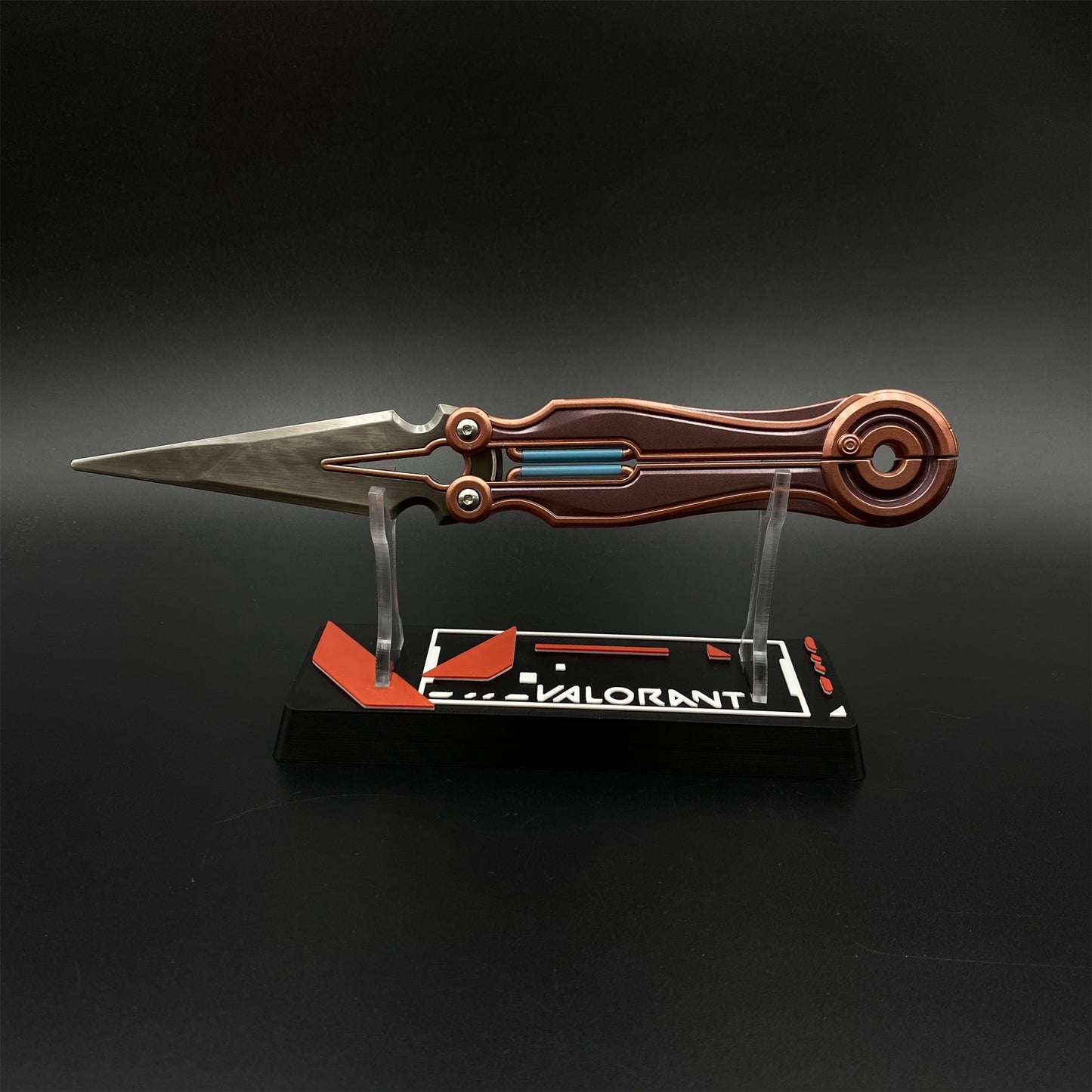 Metal Magepunk 3.0 Sparkswitch Knife Dull Blade Replica For Display