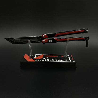 RGX Knife Metal Blunt Blade RGX Butterfly Knife Trainer Game Knife Replica