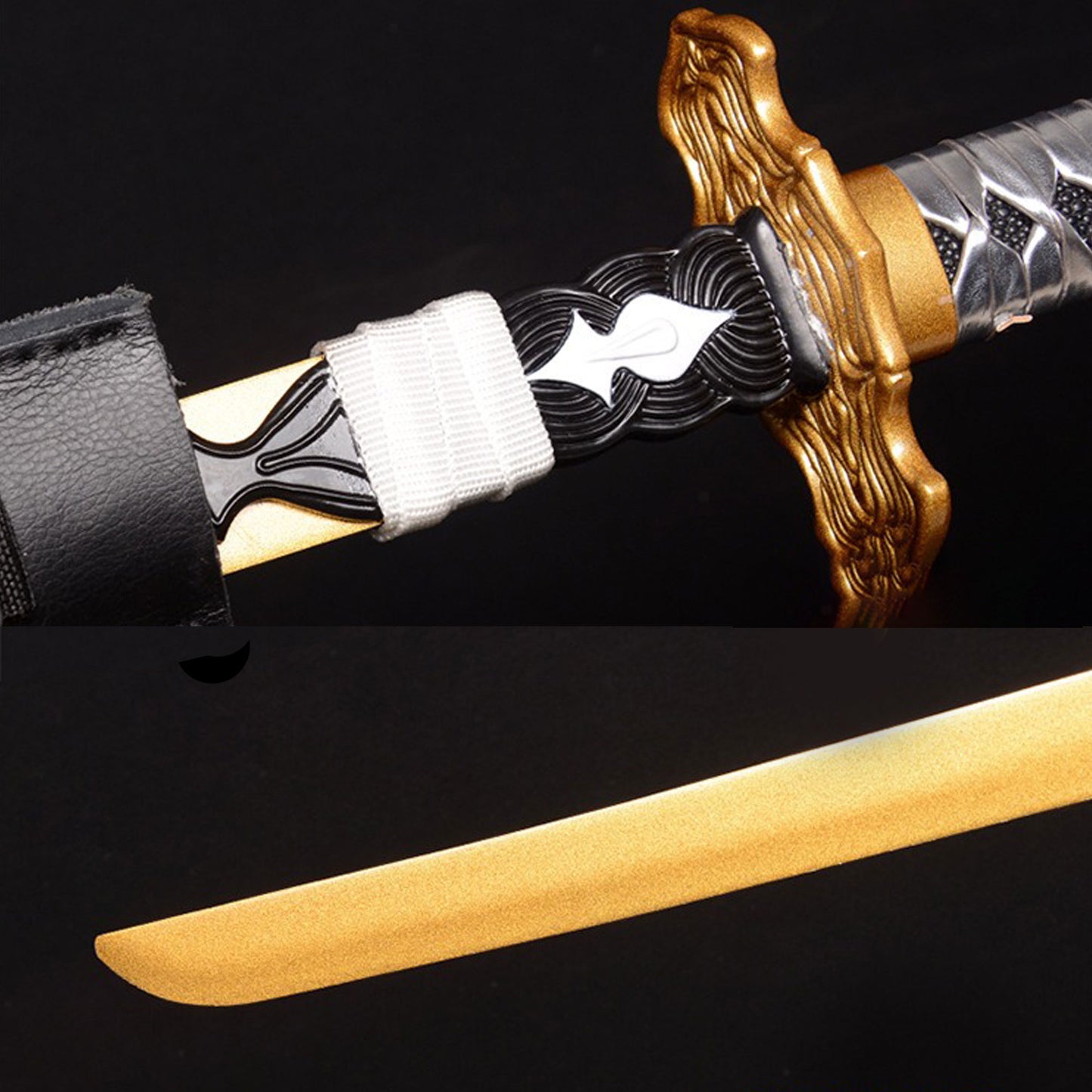 IRL Virtuous Contract Katana Sword Metal Replica Display Only