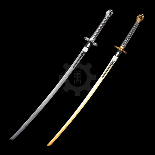 IRL Virtuous Contract Katana Sword Metal Replica Display Only