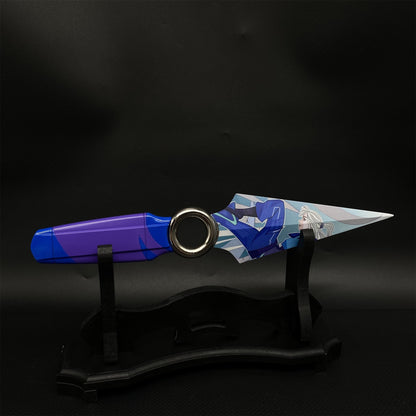 Go Volume No 1 Knife Jett Kunai Life Size Blunt Metal Replica