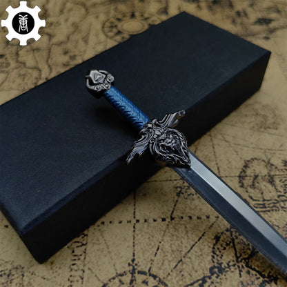 WOW Stormwind Sword Mini Metal Replica Unboxing Tool