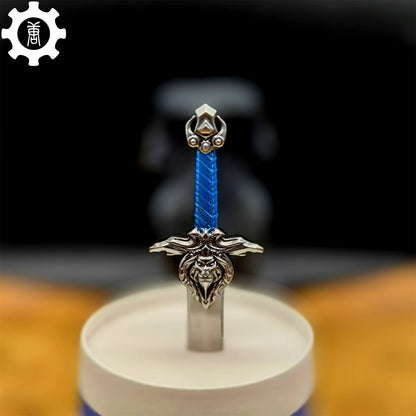 WOW Stormwind Sword Mini Metal Replica Unboxing Tool