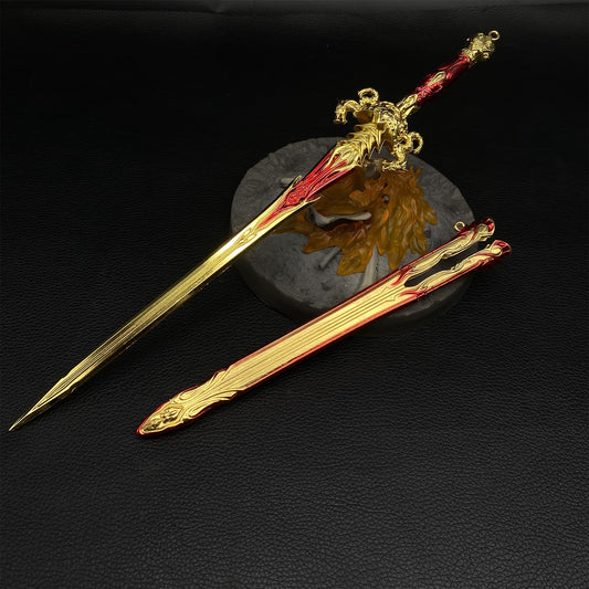 Wealth God Sword Alloy Display Art