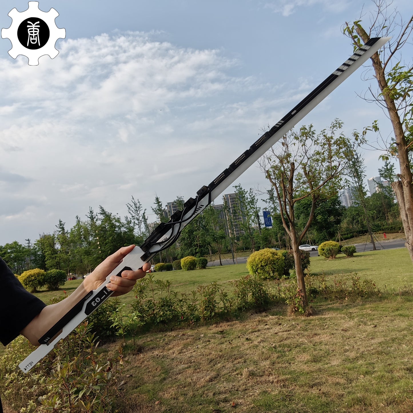 White Izanami Katana High-End Game Cosplay Prop