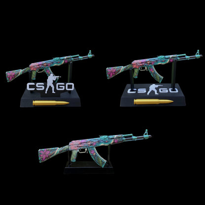 AK47 Wild Lotus Metal Miniature Gun