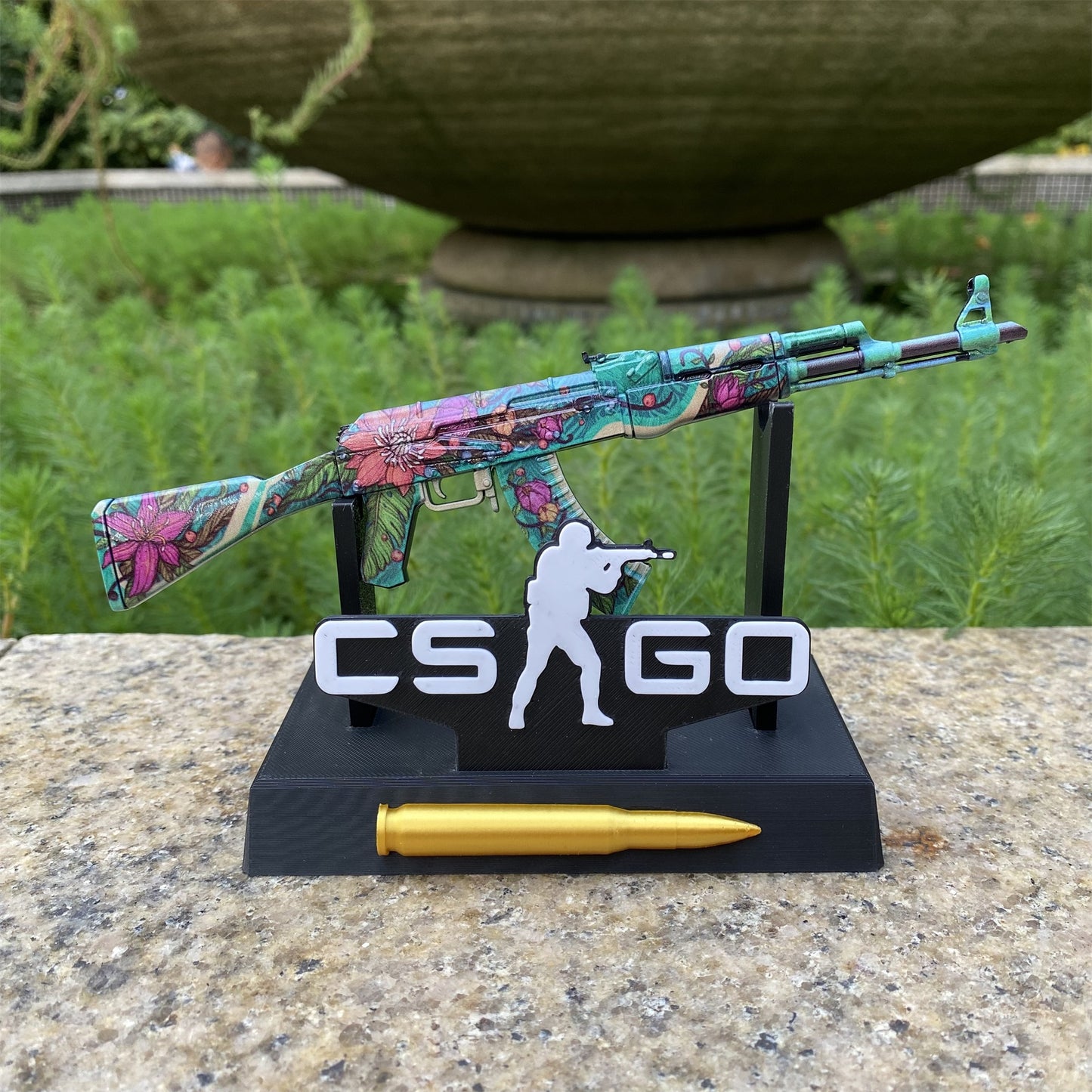 AK47 Wild Lotus Metal Miniature Gun