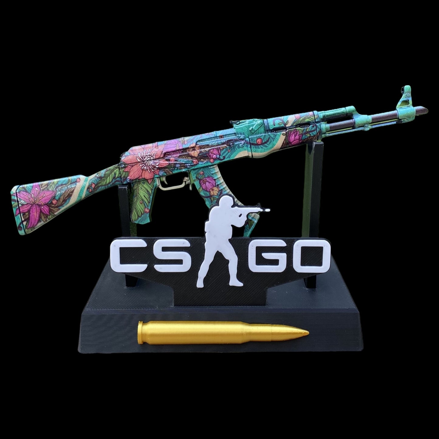 AK47 Wild Lotus Metal Miniature Gun