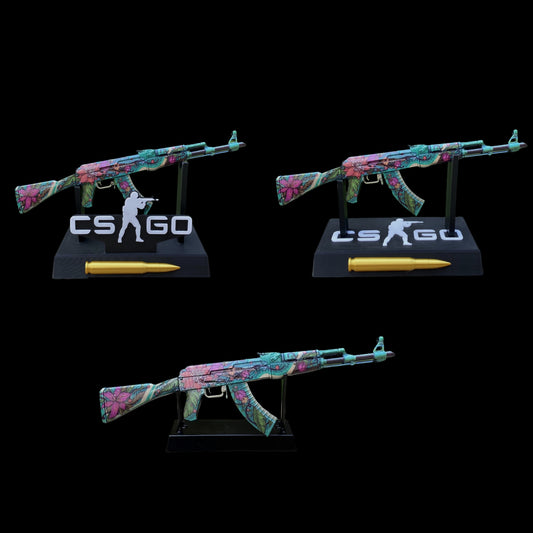 AK47 Wild Lotus Metal Miniature Gun