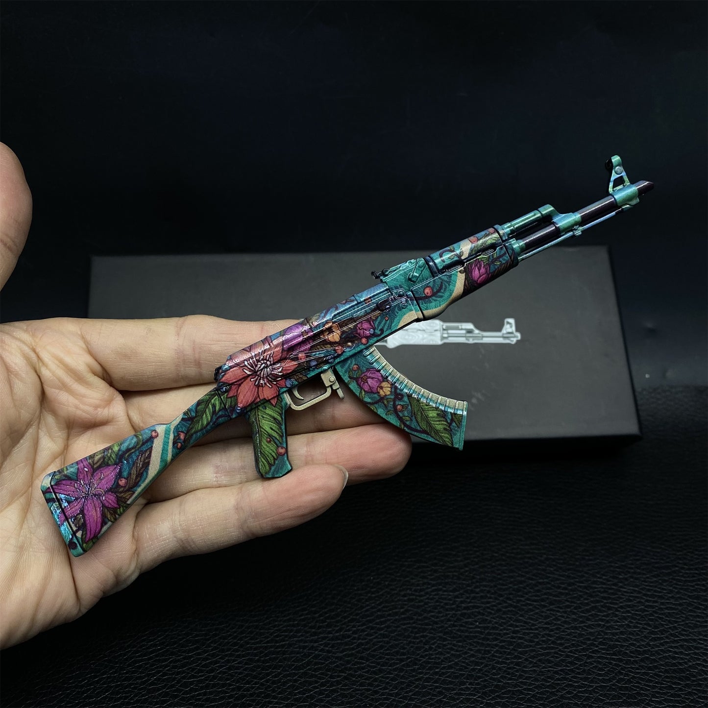 AK47 Wild Lotus Metal Miniature Gun