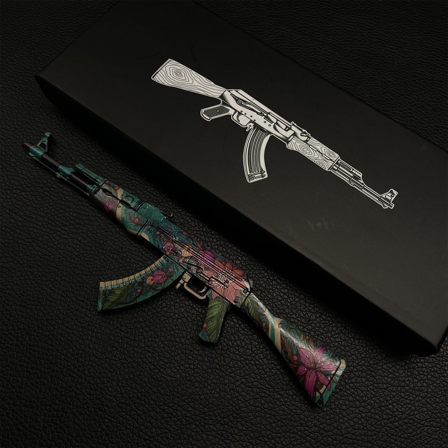 AK47 Wild Lotus Metal Miniature Gun