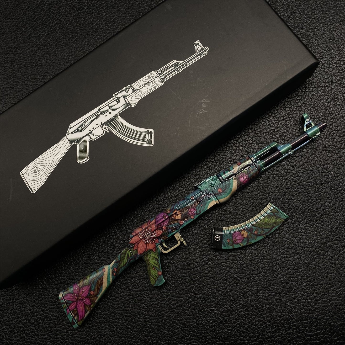 AK47 Wild Lotus Metal Miniature Gun
