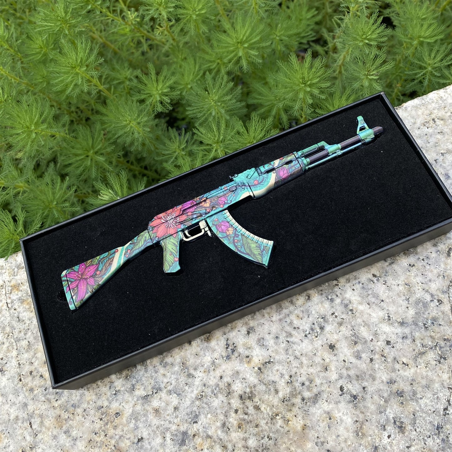 AK47 Wild Lotus Metal Miniature Gun